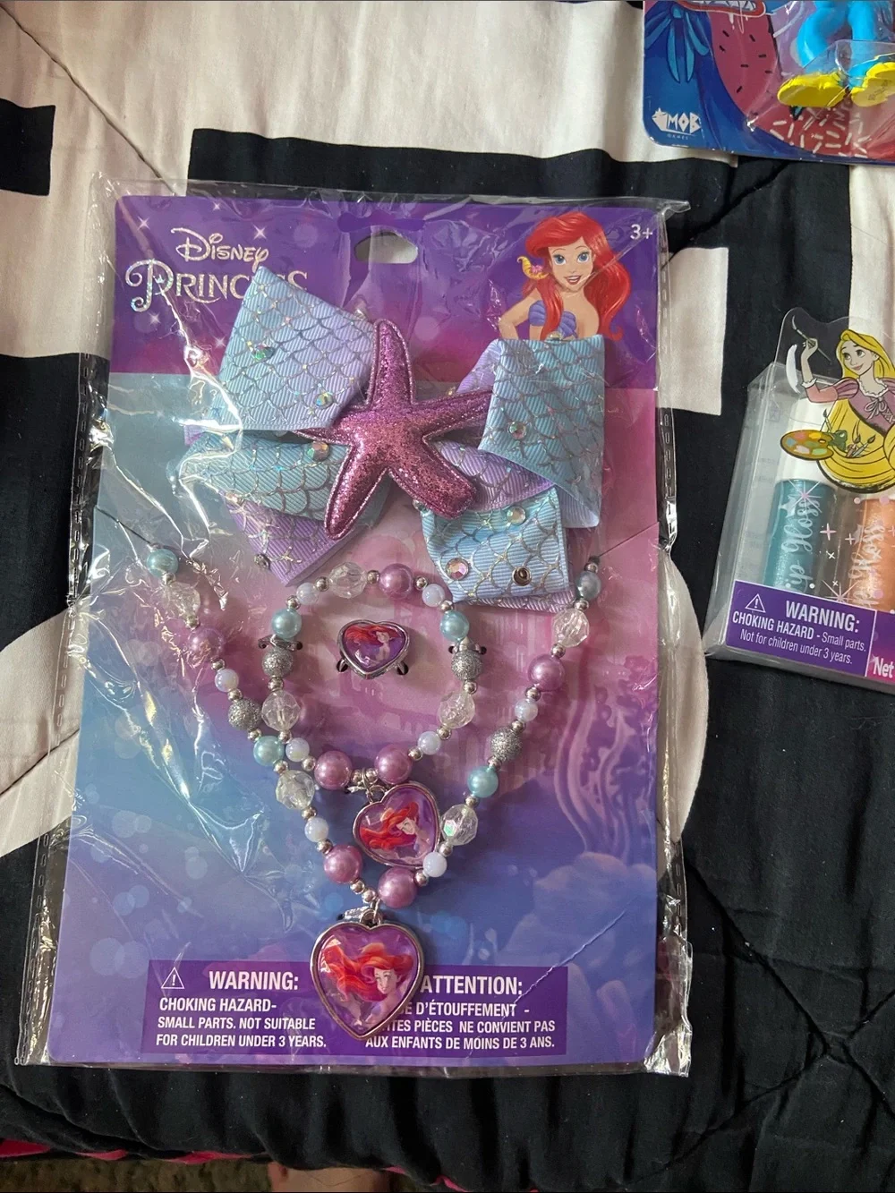 Disney Ariel Mermaid Jewelry Set - Purple, Pink, Blue